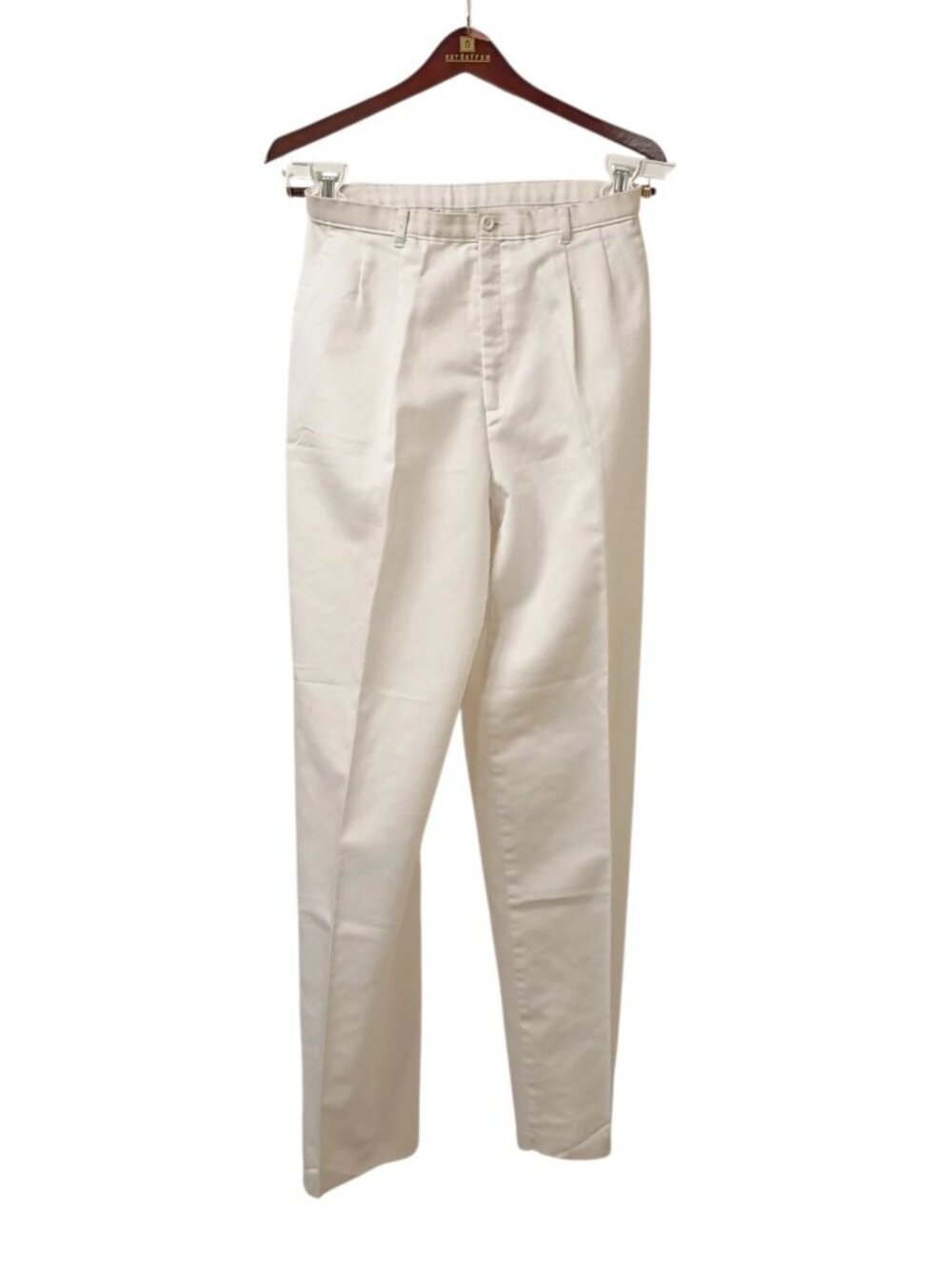 Vintage 80s/90s Levi’s Sportswear White High Rise Pleated Twill Pants Size 12...